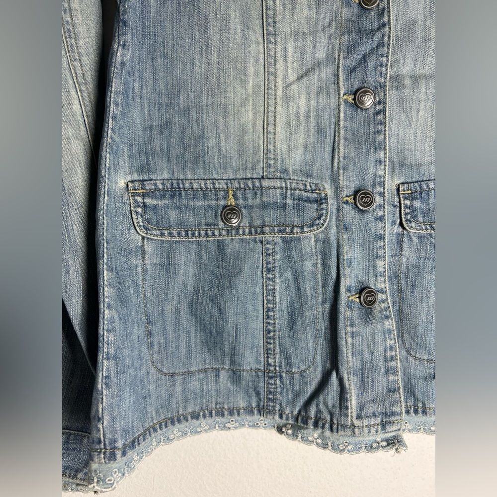 Inside By Campus Jacket Womens Medium Classic But… - image 3